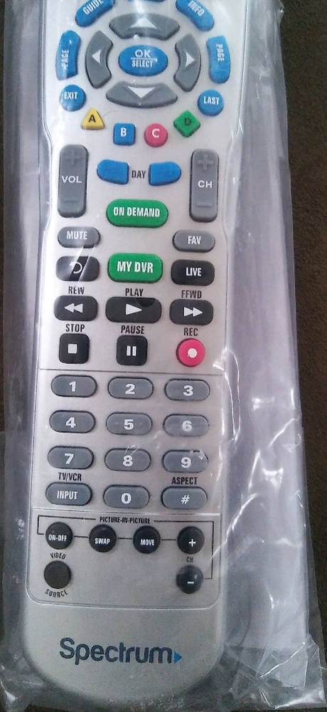Spectrum HDTV DVR remote